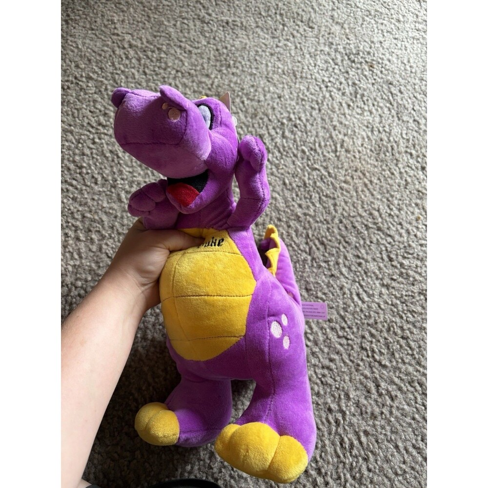Fiesta Plush Purple Dragon, Duke, Vernon, Swadle Babies,  10"